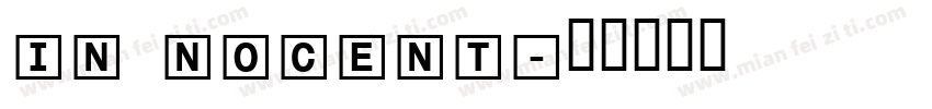 in nocent字体转换